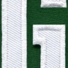 Letter G english alphabet language school applique iron-on patch new S-851
