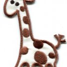 Giraffe baby animal wildlife jungle kids sewing applique iron-on patch new S-307
