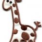 Giraffe baby animal wildlife jungle kids sewing applique iron-on patch new S-307