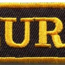 Security police law enforcement staff applique iron-on badge patch new S-821