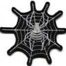 Spider web spiderweb retro boho tattoo sew sewing applique iron-on patch S-823