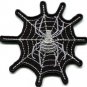 Spider web spiderweb retro boho tattoo sew sewing applique iron-on patch S-823