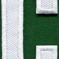 Letter C english alphabet language school applique iron-on patch new S-849