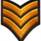 Army navy military insignia rank war biker retro applique iron-on patch S-960