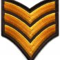 Army navy military insignia rank war biker retro applique iron-on patch S-960