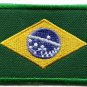 Brazilian flag Brazil Rio South America applique iron-on patch Medium new S-107