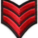 Army navy military insignia rank war biker retro applique iron-on patch S-961