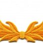 Yellow trim fringe military insignia sew sewing applique iron-on patch new S-964