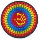 Aum om infinity hindu hinduism yoga indian trance applique iron-on patch new T-8