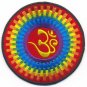 Aum om infinity hindu hinduism yoga indian trance applique iron-on patch new T-8