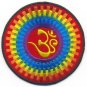 Aum om infinity hindu hinduism yoga indian trance applique iron-on patch new T-8