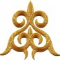 Gold trim fringe boho retro chic sew applique iron-on patch new S-1166 WORLDWIDE DELIVERY IS FREE!