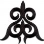 Black trim fringe boho retro chic sew applique iron-on patch new S-1168 FREE WORLDWIDE DELIVERY!