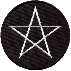 Wiccan pentagram pentacle wicca witchcraft applique iron-on patch S-1126 FREE SHIPPING WORLDWIDE!