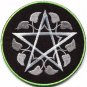 Wiccan pentagram pentacle wicca witchcraft applique iron-on patch G-159 WE SHIP ANYWHERE FOR FREE!