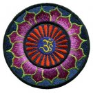 Aum om infinity hindu yoga trance applique iron-on patch T-4 FREE SHIPPING WORLDWIDE!