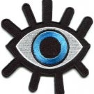 Eye eyeball tattoo wicca occult goth applique iron-on patch S-1045 WORLDWIDE DELIVERY IS FREE!