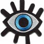 Eye eyeball tattoo wicca occult goth applique iron-on patch S-1045 WORLDWIDE DELIVERY IS FREE!