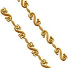 Gold trim pair fringe lace glitter sewing applique iron-on patches S-1162 WE SHIP ANYWHERE FOR FREE!