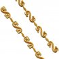 Gold trim pair fringe lace glitter sewing applique iron-on patches S-1162 WE SHIP ANYWHERE FOR FREE!