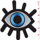 Eye eyeball tattoo wicca occult BIG 5 X 6 in. applique iron-on patch S-1045 FREE SHIPPING WORLDWIDE!