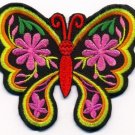 Butterfly insect boho hippie retro love applique iron-on patch new T-38 WE SHIP ANYWHERE FOR FREE!