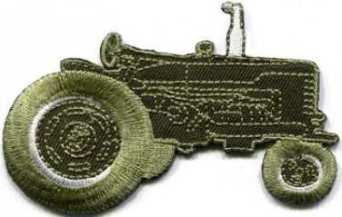 Tractor crawler plow farm truck retro applique iron-on patch new S-1131 WE SHIP ANYWHERE FOR FREE!