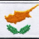 Flag of Cyprus Cypriot applique iron-on patch Medium new S-1147 WORLDWIDE DELIVERY IS FREE!