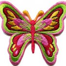 Butterfly insect retro hippie boho applique iron-on patch new S-178 WORLDWIDE DELIVERY IS FREE!