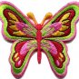 Butterfly insect retro hippie boho applique iron-on patch new S-178 WORLDWIDE DELIVERY IS FREE!