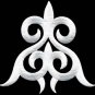 White trim fringe boho sewing applique iron-on patch new S-1169 FREE SHIPPING WORLDWIDE!