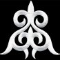 White trim fringe boho sewing applique iron-on patch new S-1169 FREE SHIPPING WORLDWIDE!
