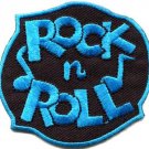 Rock n Roll biker retro slogan rockabilly applique iron-on patch S-1117 FREE SHIPPING WORLDWIDE!