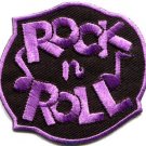Rock n Roll biker retro slogan rockabilly applique iron-on patch S-1112 WE SHIP ANYWHERE FOR FREE!