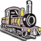 Train engine choo choo railroad retro applique iron-on patch S-320 WE SHIP ANYWHERE FOR FREE!
