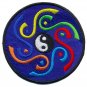 Yin yang tao hippie retro boho weed love pot ying applique iron-on patch T-14 WE SHIP WORLDWIDE!