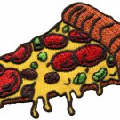 Pizza slice Italian fast food retro fun embroidered applique iron-on patch new S-1205