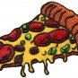 Pizza slice Italian fast food retro fun embroidered applique iron-on patch new S-1205