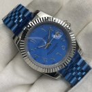 Blue_Automatic Mechanical Watch Lao Jia Log Arab Automatic Mechanical Watch Rz2135