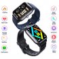 F400 Non-Invasive Blood Glucose Smart Watch Ecg Blood Pressure Uric Acid Blood Lipid Monitoring Blue