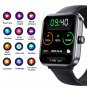 F400 Non-Invasive Blood Glucose Smart Watch Ecg Blood Pressure Uric Acid Blood Lipid Monitoring Blue