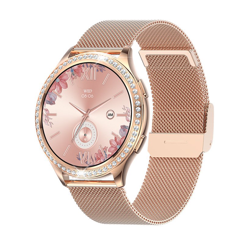 Ak53 Bluetooth Call Smartwatch Heart Rate Blood Pressure Blood Oxygen Monitoring Weather Multi-Exerc