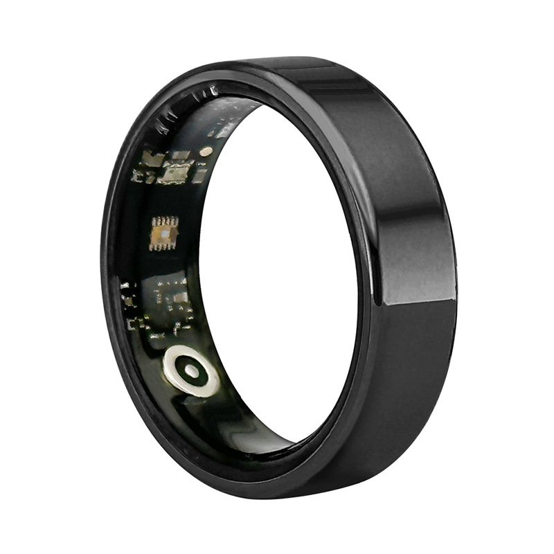 Sr08 Smart Ring Display Screen Heart Rate Blood Oxygen Exercise Sleep Health Monitoring Brush Gift R