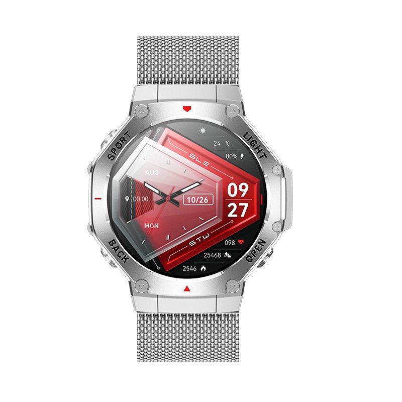 Tr3max Outdoor Smartwatch Flashlight Compass Blood Pressure Blood Oxygen Temperature Multi-Sport Sma