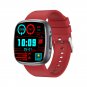 Et593 Smart Watch Ecgppg Real Blood Oxygen Blood Glucose Uric Acid Body Fat Square Call Watch