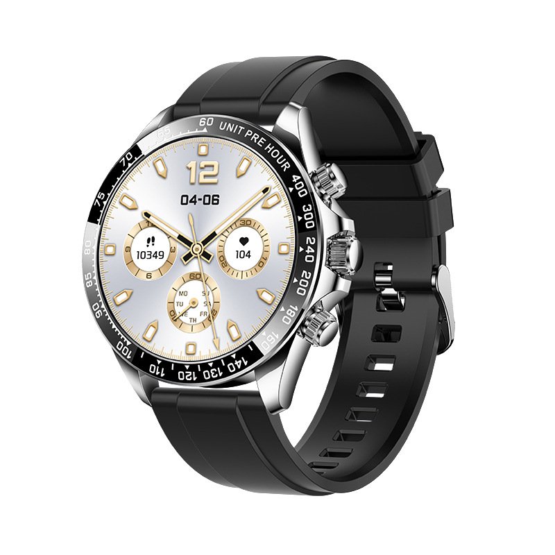 Ak63 One-Click Connection Bluetooth Calling Rotate Button Voice Assistant Heart Rate Blood Pressure 