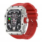 Ak65 Bluetooth Calling Smart Watch 1.95 "Voice Assistant Heart Rate Blood Pressure More Than Sport S