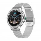 Nx19 Bluetooth Calling Women's Diamond Smart Watch Blood Pressure Blood Oxygen 100 + Sport Mode Smar