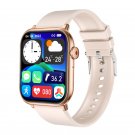 Qx9 Bluetooth Calling Smart Watch 1.96 Large Screen Body Temperature Heart Rate Blood Pressure More 