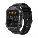 Mk66 Outdoor Bluetooth Calling Smart Watch Rotating Button Heart Rate Blood Pressure Voice Assistant